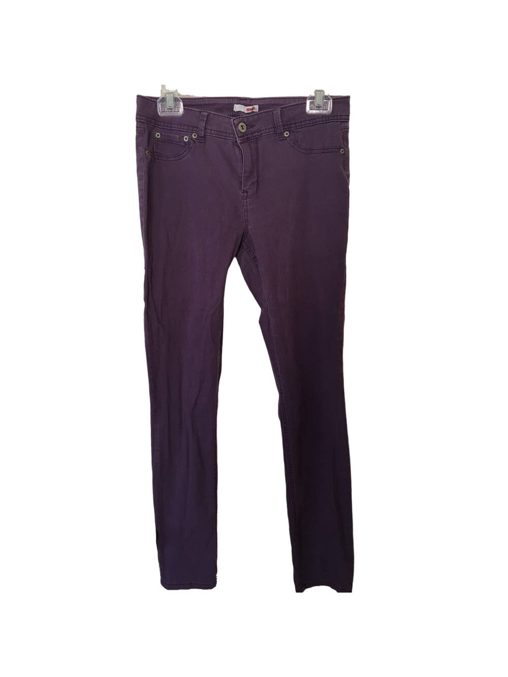 Bongo Size 9 Purple Jeans Straight Leg